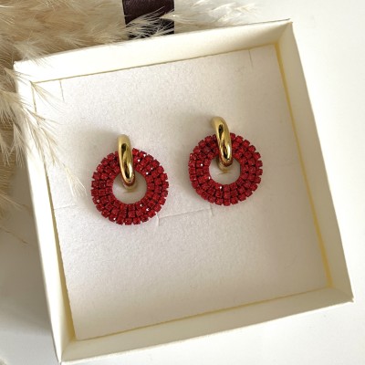 CERCHI DOUBLE FACE GOLD