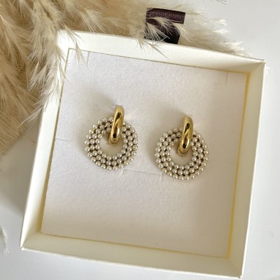 CERCHI DOUBLE FACE GOLD