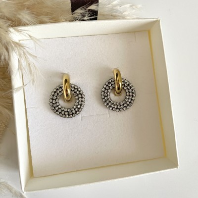 CERCHI DOUBLE FACE GOLD