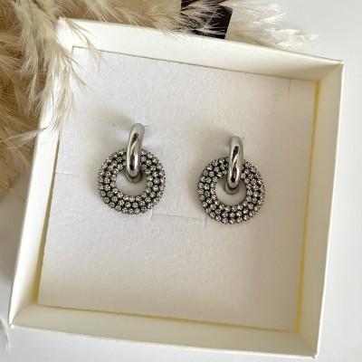 CERCHI DOUBLE FACE SILVER