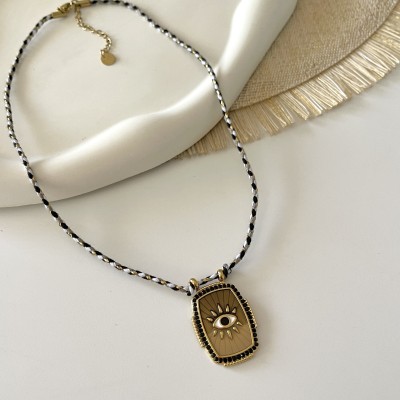 COLLANA EVIL EYE BLACK