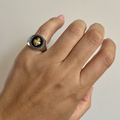 ANELLO CUORE SACRO