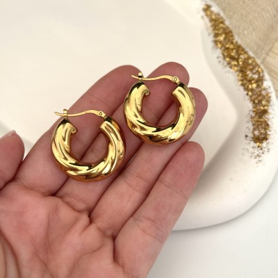CERCHI INTRECCIATI GOLD