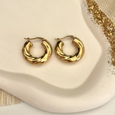 CERCHI INTRECCIATI GOLD