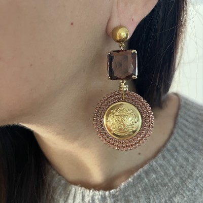 ORECCHINI ROYAL MEDALLION