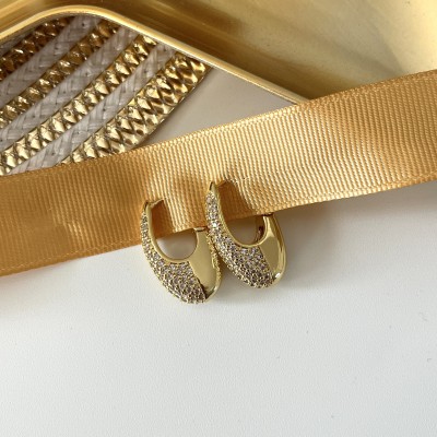 ORECCHINI GOCCE STRASS
