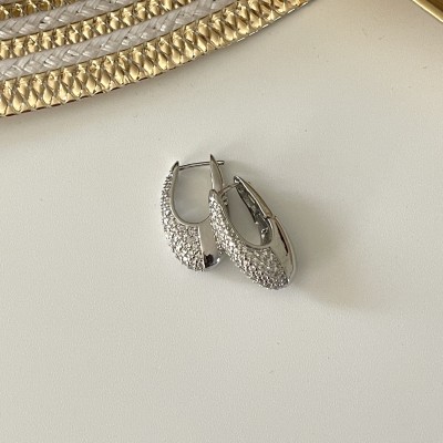 ORECCHINI GOCCE STRASS