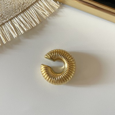 EARCUFF ORO ZIGRINATO