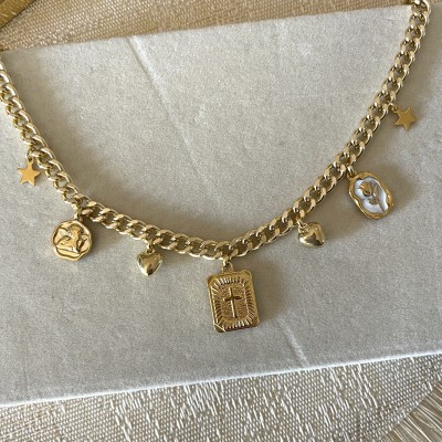 COLLANA CATENA MULTICHARMS