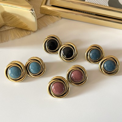 ORECCHINI BOTTONE VINTAGE