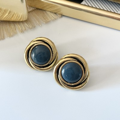 ORECCHINI BOTTONE VINTAGE