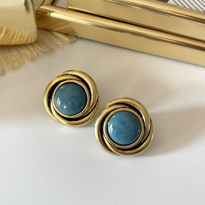 ORECCHINI BOTTONE VINTAGE
