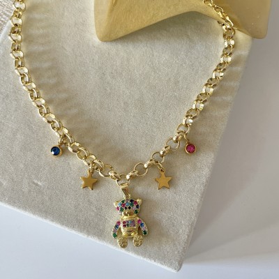 COLLANA TEDDY MULTICOLOR