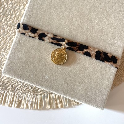 CHOKER ANIMALIER MONETA