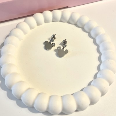 ORECCHINI TOPOLINO SILVER