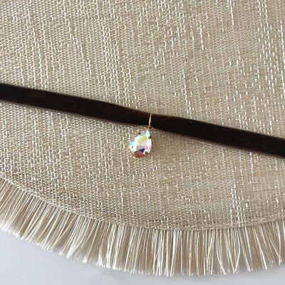 CHOKER CON PIETRA PENDENTE